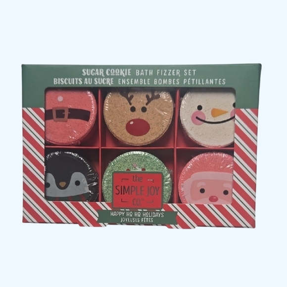 The Simple Joy Co. Sugar Cookie Bath Christmas Holiday Fizzer Set-OS - Picture 4 of 4